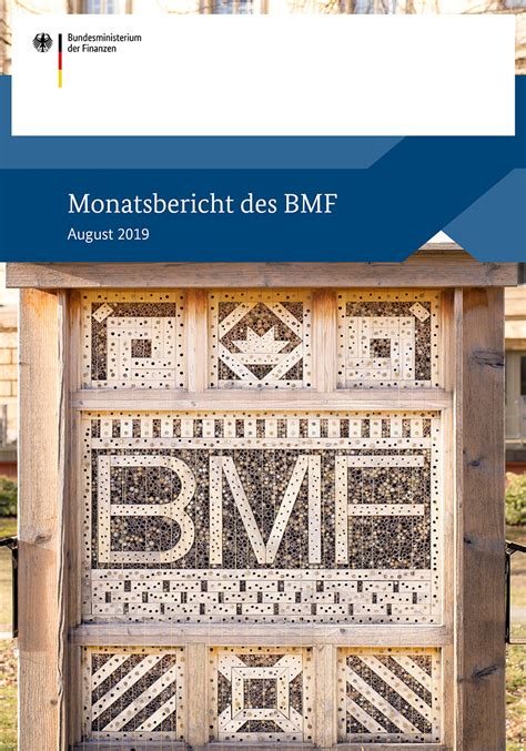 Monatsbericht des BMF 